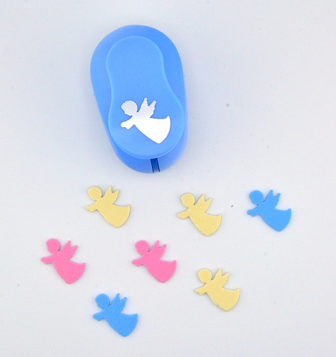 Фигурный дырокол 2.5 см Ангелочек