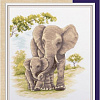 Мать и дитя. Слоны